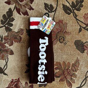 Sweet Feet Tootsie Roll Socks / Brown / Estimated Size 6 - 9